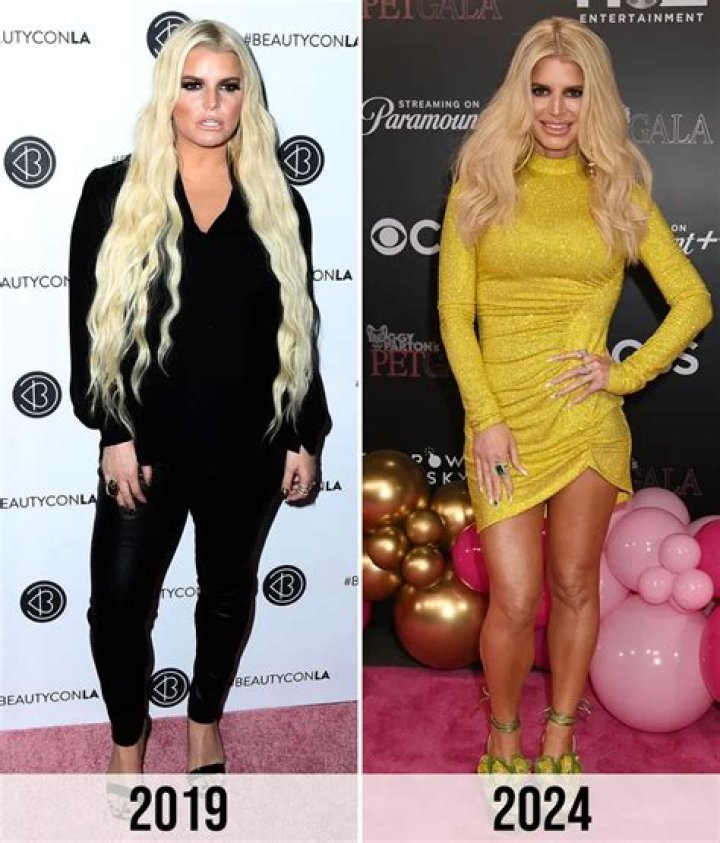 	Jessica Simpson shows off her weight loss in a floral Carolina Herrera: stunning?	