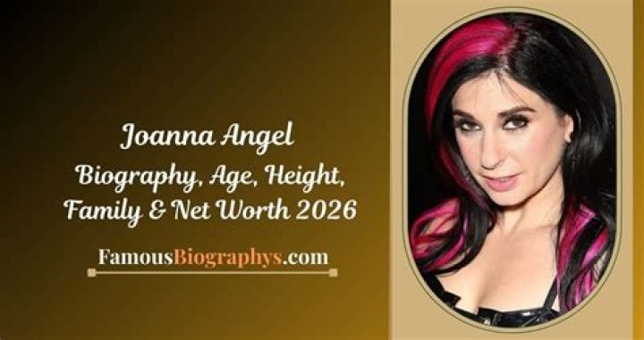 Joanna Angel net worth, age, height, bio, birthday, wiki, and salary