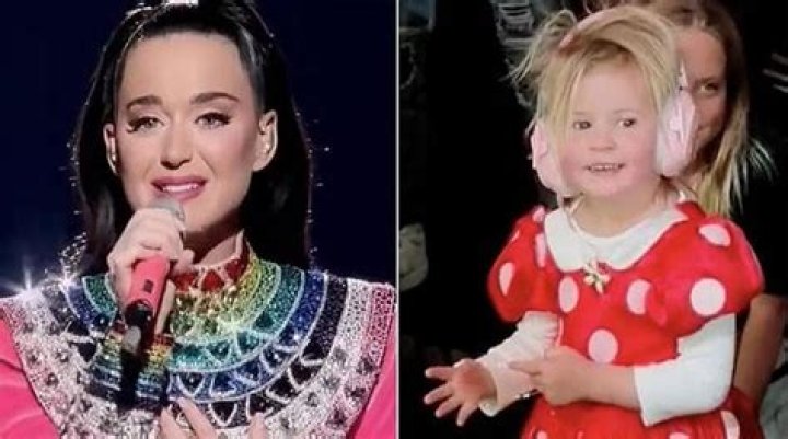 Katy Perry shows her baby’s nursery while dressed like a clown and fake crying