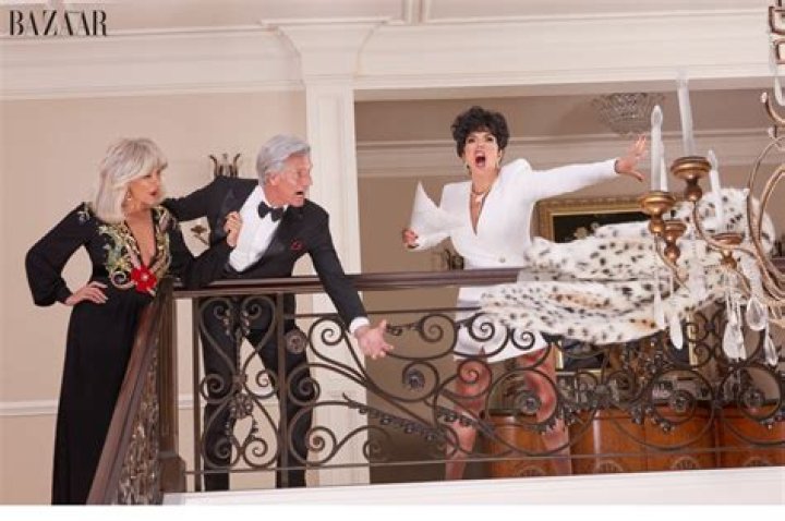 Kris Jenner & Yolanda Foster did a ‘Dynasty’-themed Harper’s Bazaar shoot