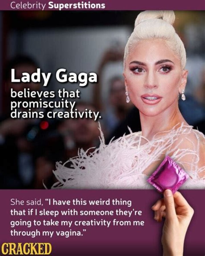 Lady Gaga: If I sleep with someone, they’ll take my creativity through my vagina