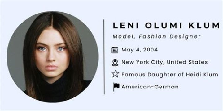 Leni Klum Bio (Wiki) 