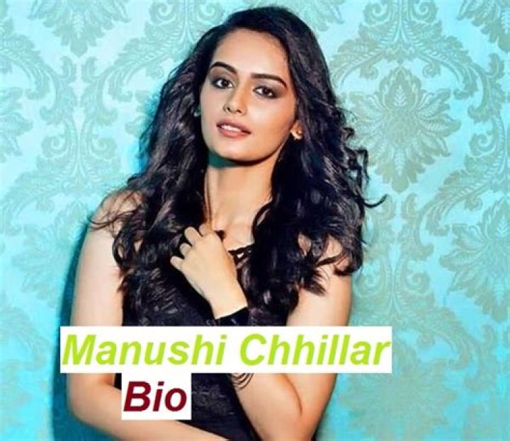 Manushi Chhillar Bio (Wiki) 