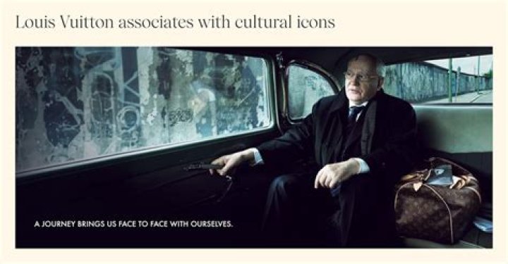 Mikhail Gorbachev In Louis Vuitton Campaign