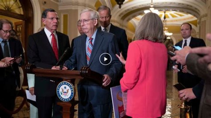 Mitch McConnell froze & went silent for 30 seconds during his press conference