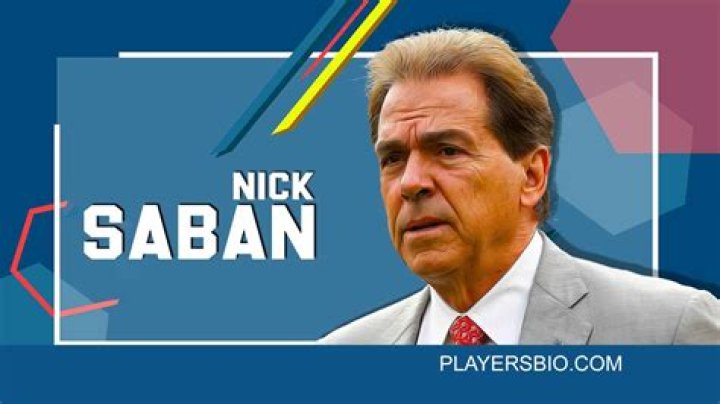 Nick Saban Bio (Wiki) 