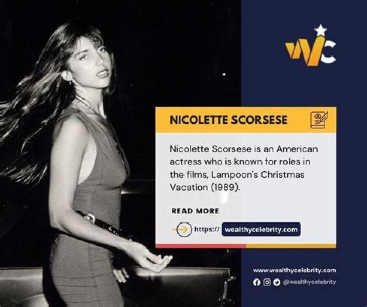Nicolette Scorsese Bio (Wiki) 