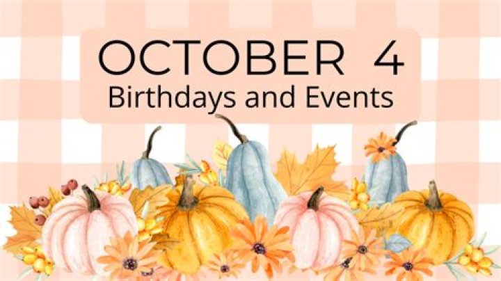 October 4 Birthdays | Famous Birthdays