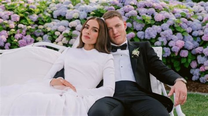 Olivia Culpo got engaged to Christian McCaffrey & her ring is lovely