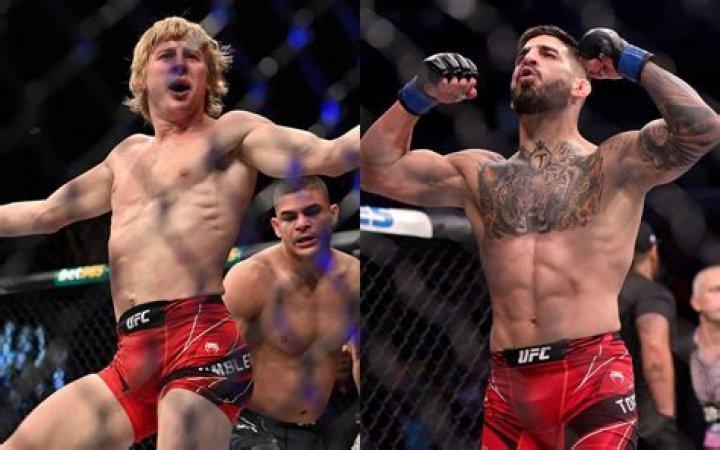 Paddy Pimblett reacts to Ilia Topuria’s win over Jai Herbert at UFC London