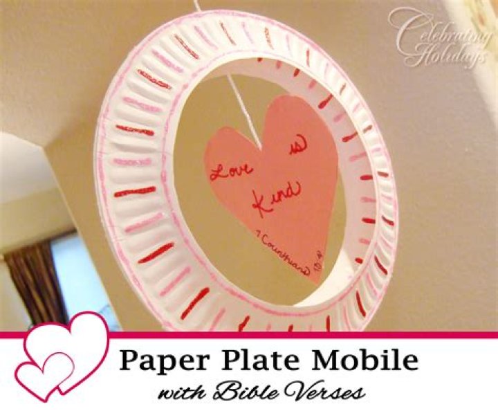 Paper Plate Mobile Craft with a Bible Verse