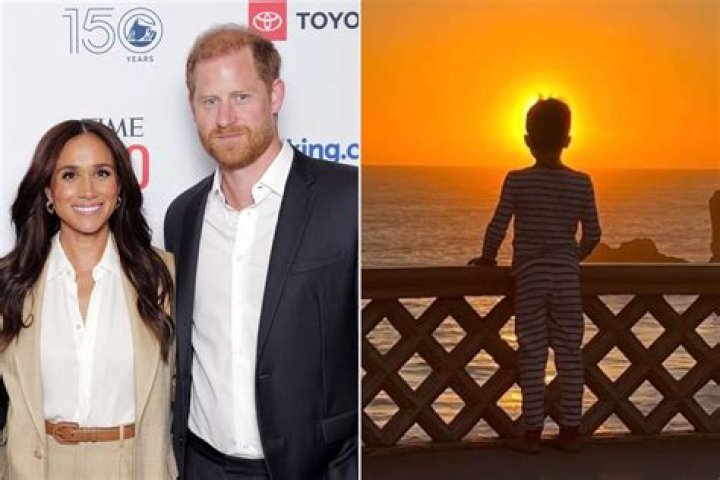 Prince Harry posted an Instagram photo of Meghan cupping her baby bump