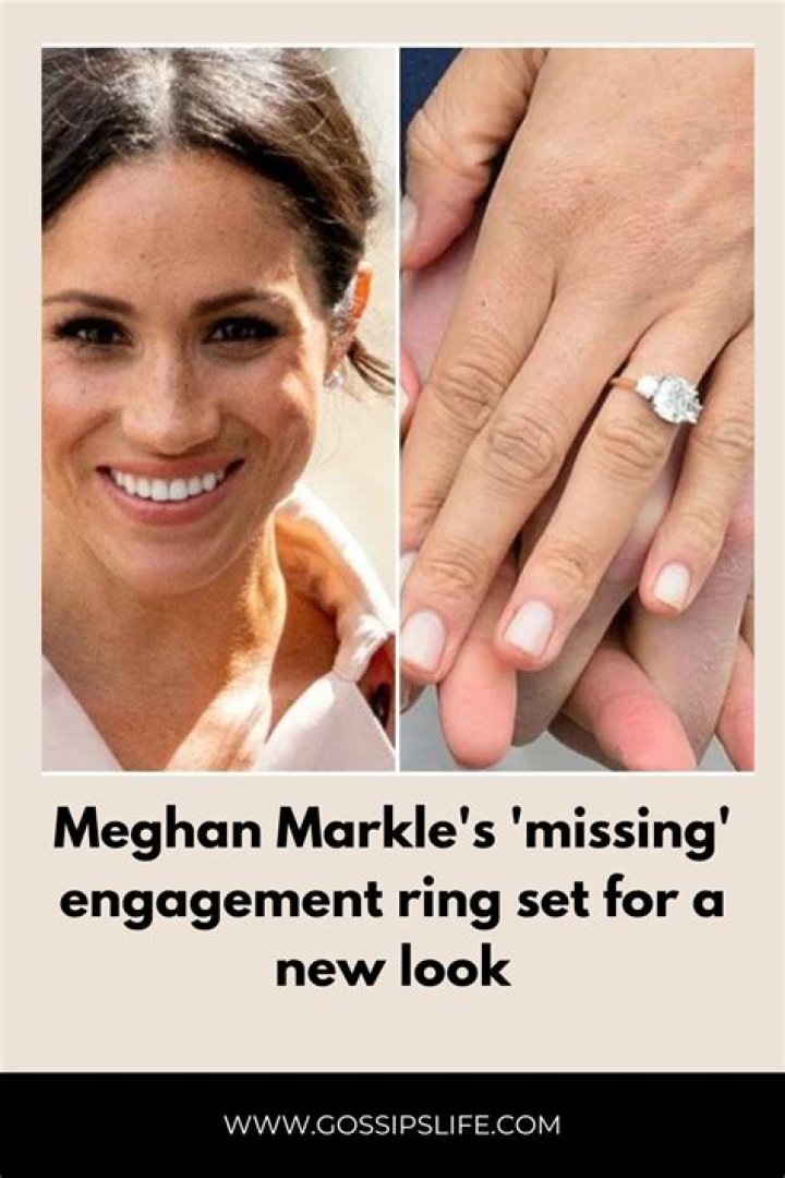 Reason behind Meghan Markle's missing engagement ring is really quite boring
