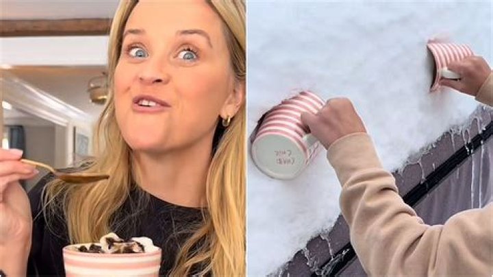 Reese Witherspoon 'defends' eating snow after fans expressed concerns