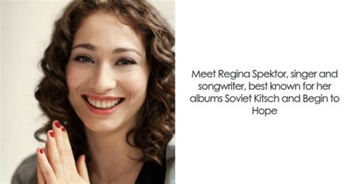 Regina Spektor Bio (Wiki) 