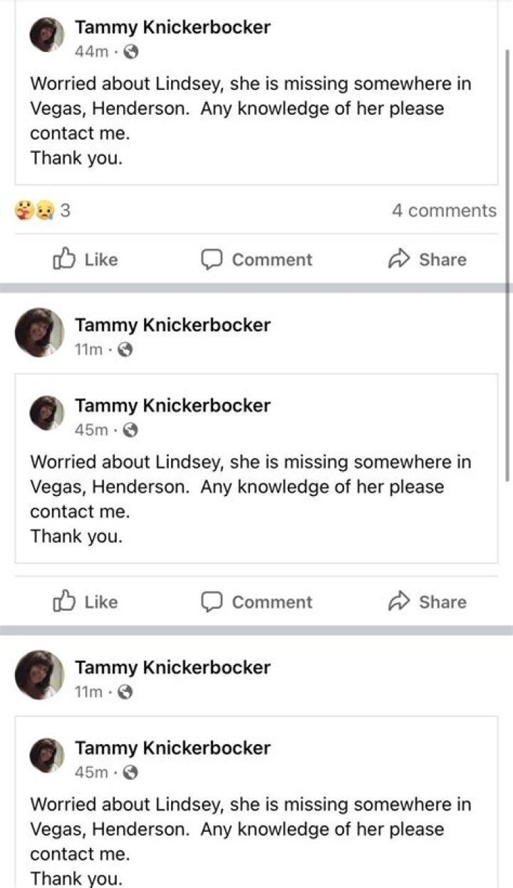 RHOC Star Tammy Knickerbocker In Search Of Her Missing Daughter Lindsey Knickerbocker