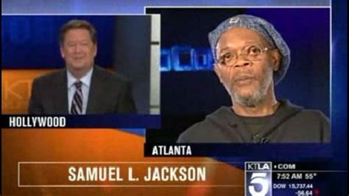 Samuel L. Jackson scolds reporter who mistakes him for Laurence Fishburne