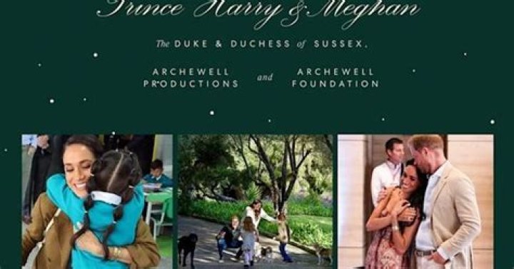 The Duke & Duchess of Sussex’s illustrated Christmas card has been released