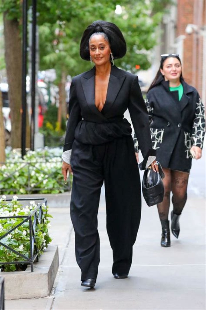 Tracee Ellis Ross stripped down to her underwear in a theater for her 40th birthday