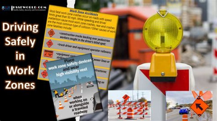 What are drivers responsibilities in a work zone drivers ed?