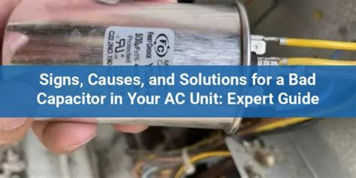 What are the symptoms of a bad capacitor?