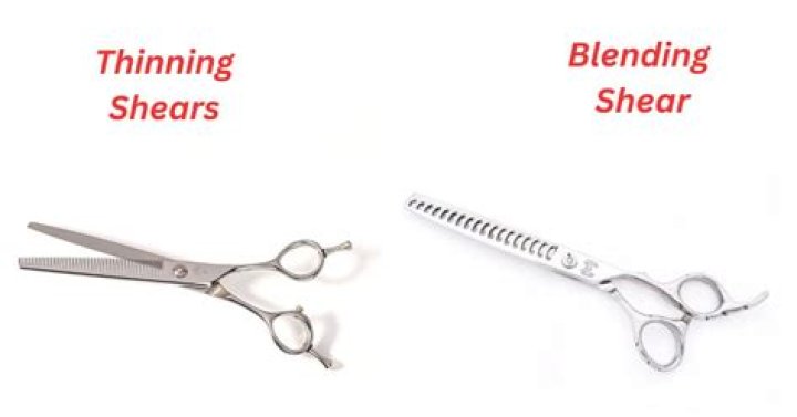 What are thinning and blending shears used for?