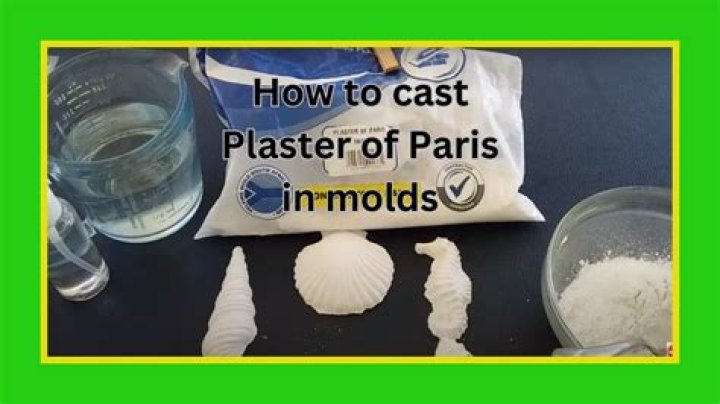What can you use instead of plaster of Paris?