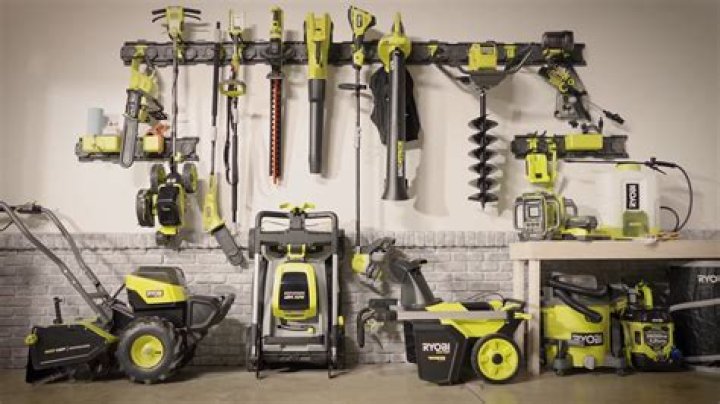 What color are Ryobi tools?
