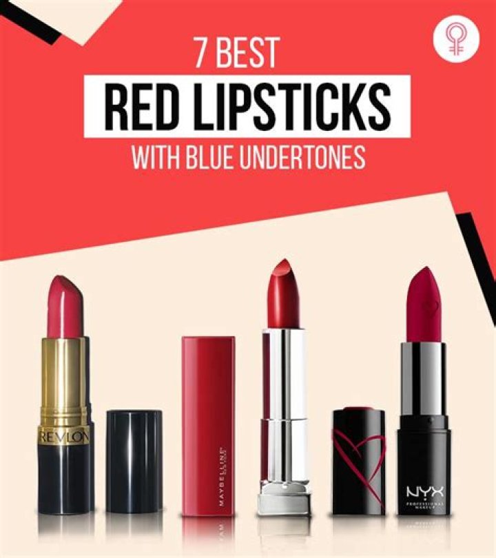 What Colour lipsticks have blue undertones?