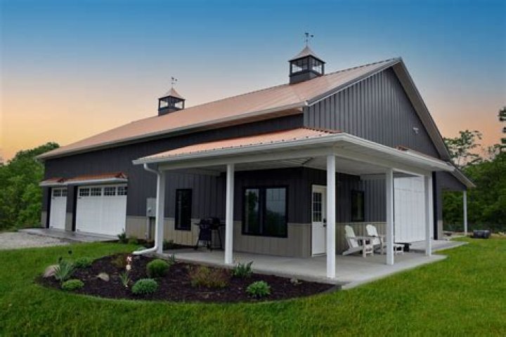What defines a pole barn?