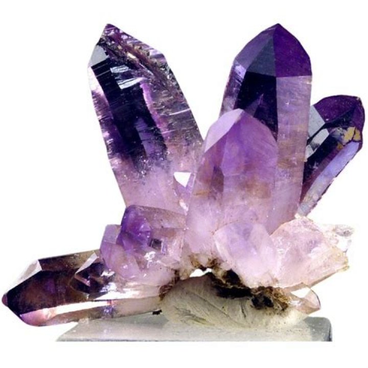 What does a light purple crystal mean?