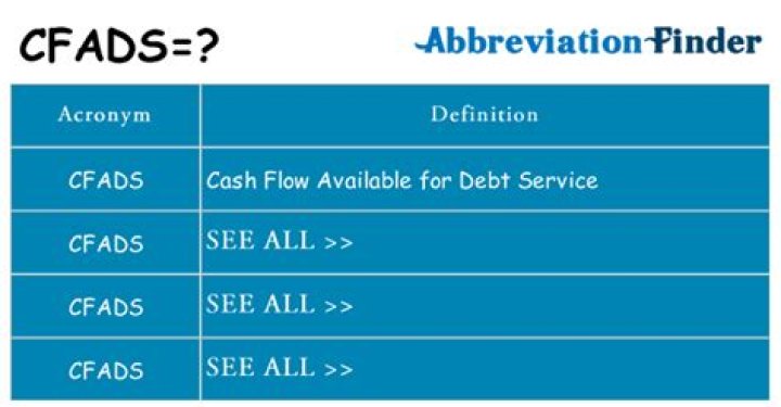 What does Cfads mean?
