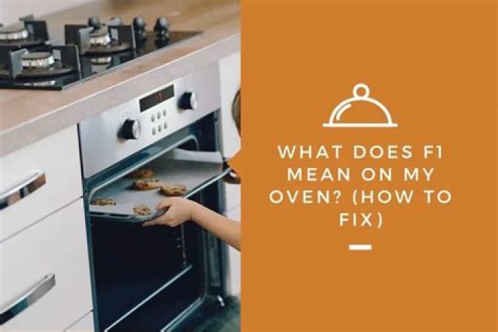 What does f1 mean on Dacor oven?