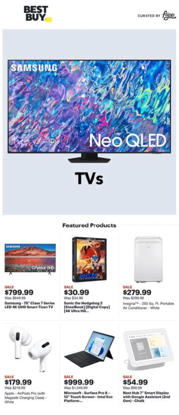 What happened to the Best Buy weekly ad?