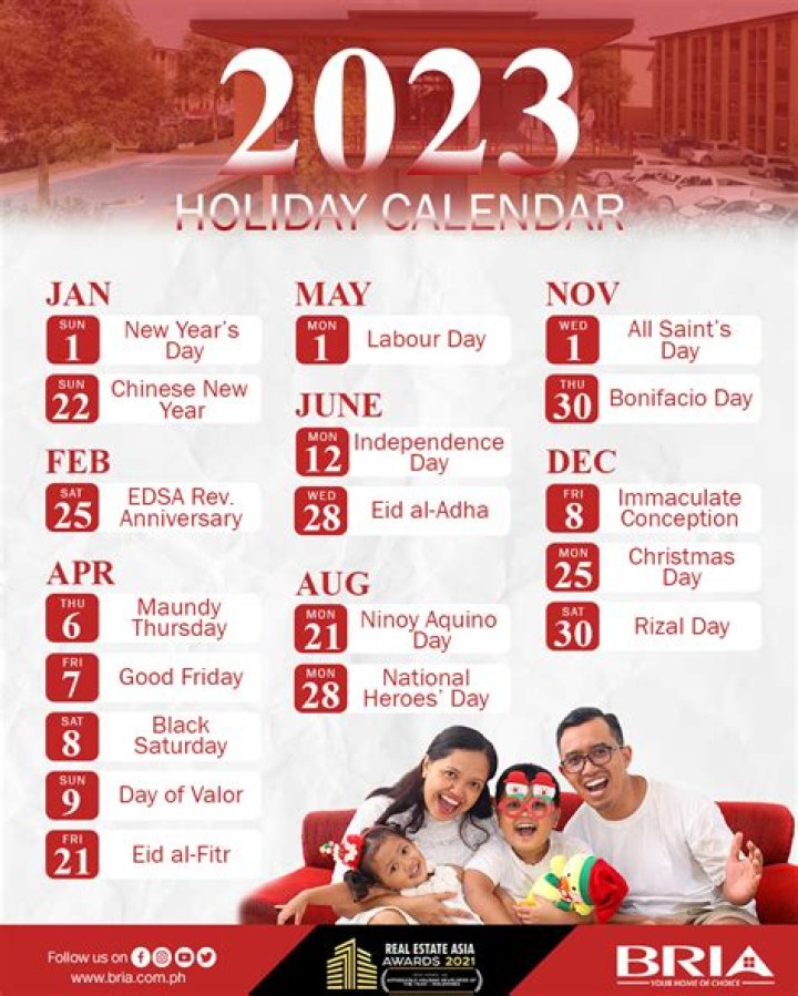 What holiday is June 3rd?