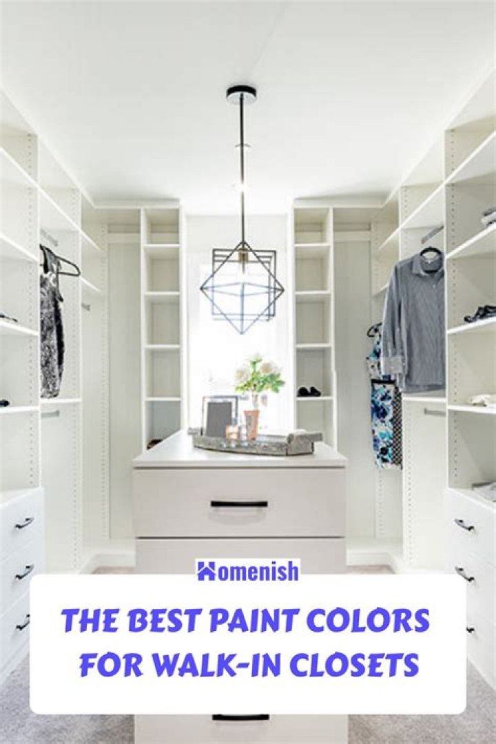 What is a good color for a walk in closet?