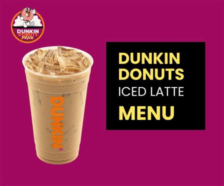What is a signature latte at Dunkin Donuts?