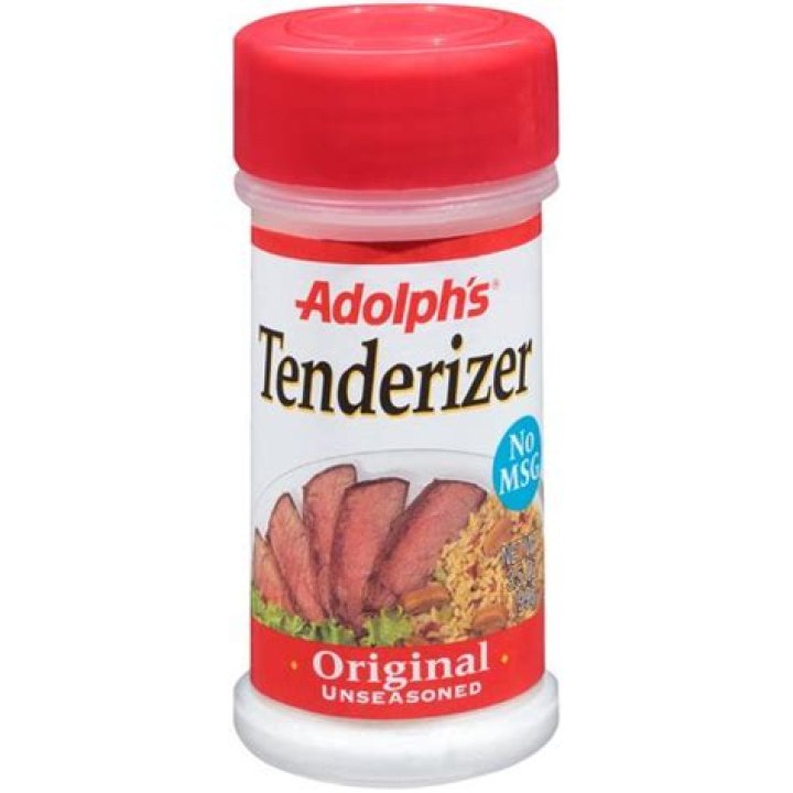 What is Adolph’s meat tenderizer made of?