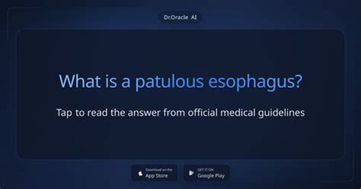 What is Patulous esophagus?