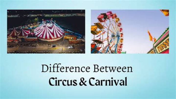 What is the difference between a circus and a carnival?