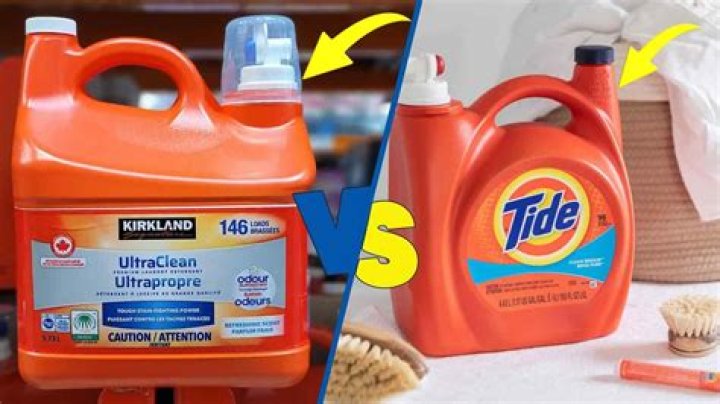 What is the difference between Tide in the orange bottle and tide in the yellow bottle?
