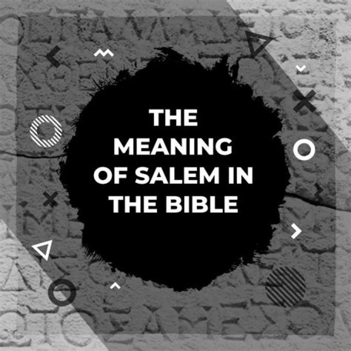 What is the meaning of Salem in the Bible?