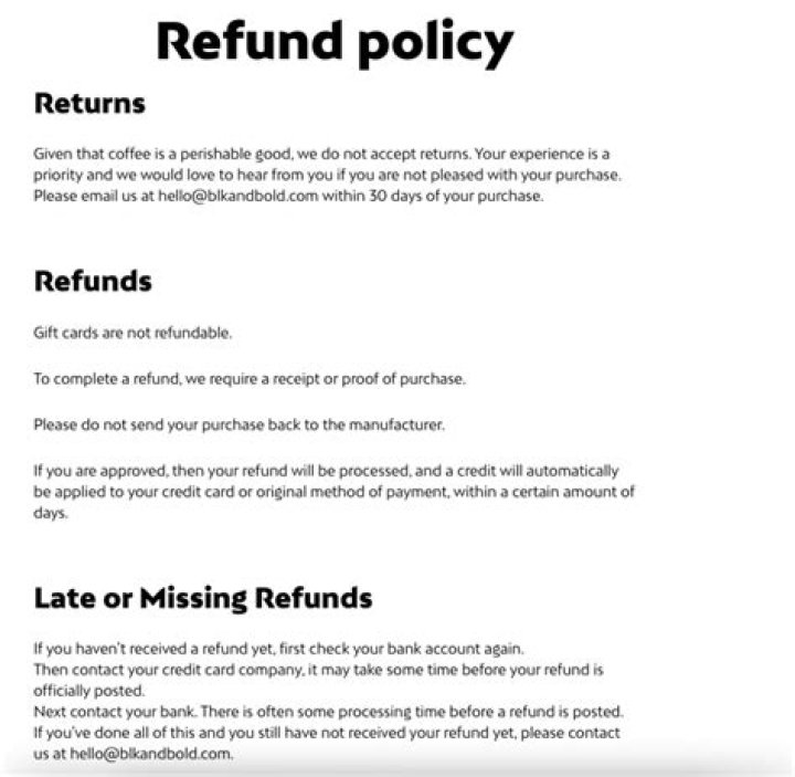 What is the return policy for Rooms to Go?