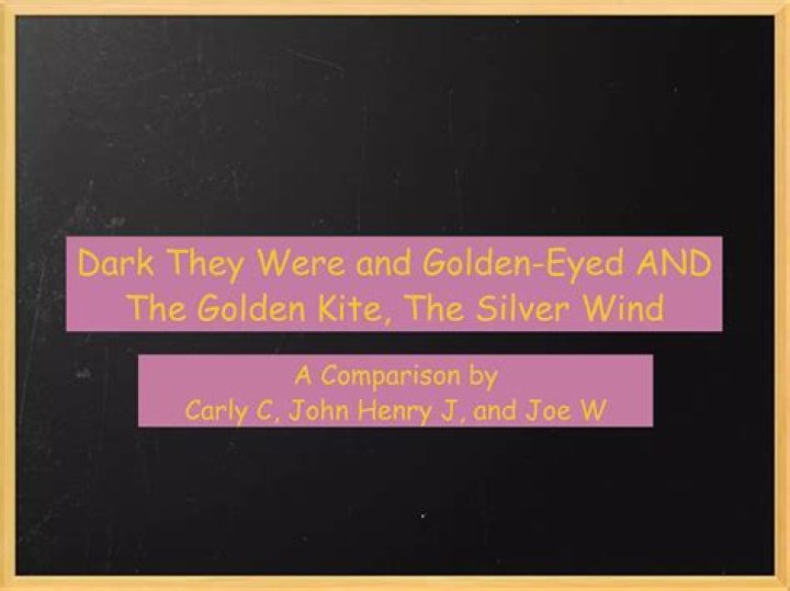 What is the setting of dark they were and golden eyed?