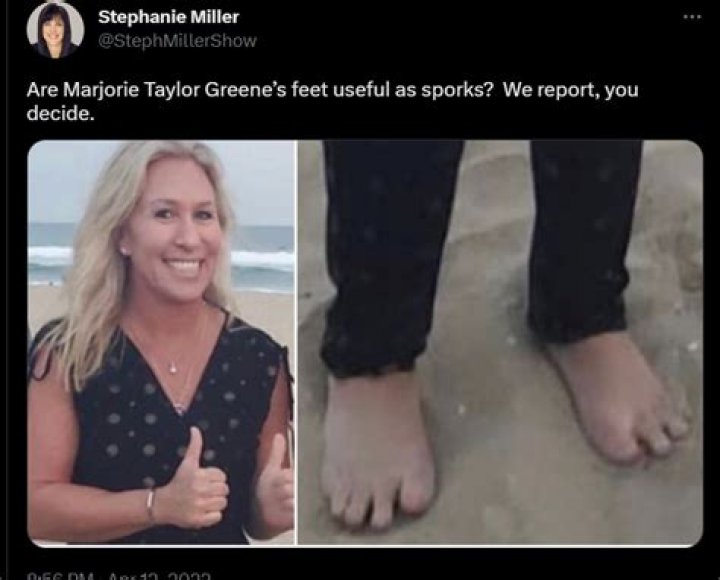 What Is Wrong With Marjorie Taylor Greene Toes And Feet? Meme Explained