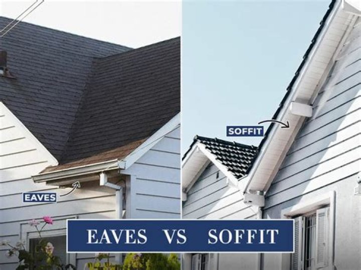 What’s the difference between eaves and soffits?