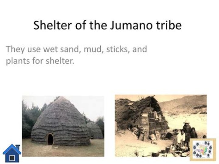 What shelter did the jumano live in?
