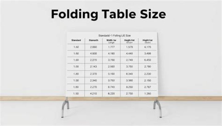 What size is a folding card table?