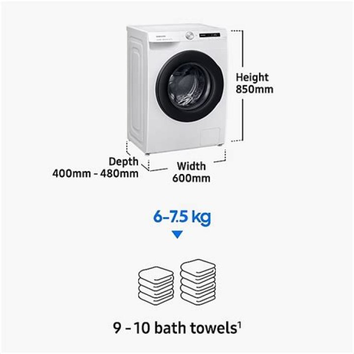 What size washer do I need for a family of 5?