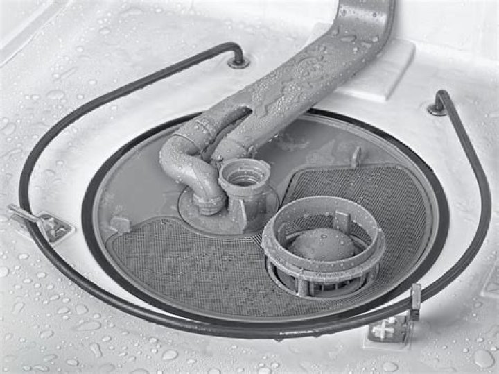 Where is the heating element in a dishwasher?